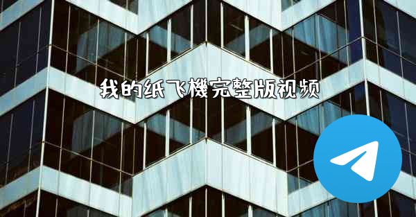 我的纸飞機完整版视频