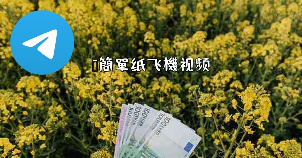 叠簡單纸飞機视频