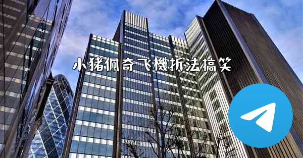 <b>小猪佩奇飞機折法搞笑</b>