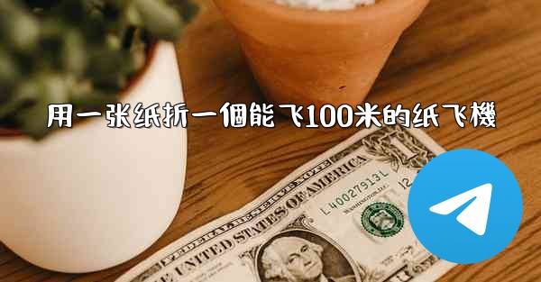 用一张纸折一個能飞100米的纸飞機
