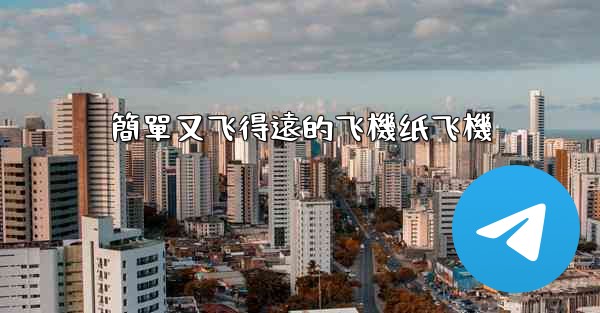 簡單又飞得遠的飞機纸飞機