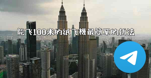 能飞100米的纸飞機最簡單的折法