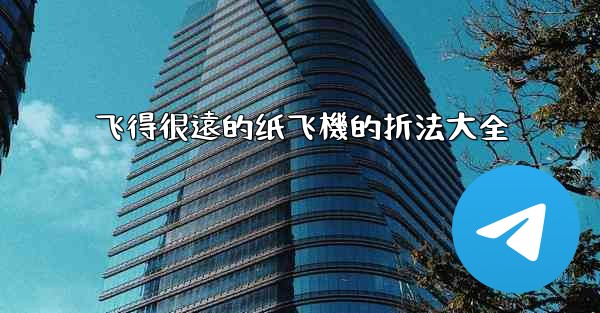 飞得很遠的纸飞機的折法大全