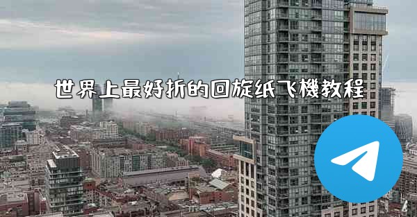 <b>世界上最好折的回旋纸飞機教程</b>