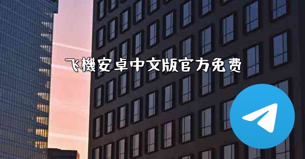 飞機安卓中文版官方免费