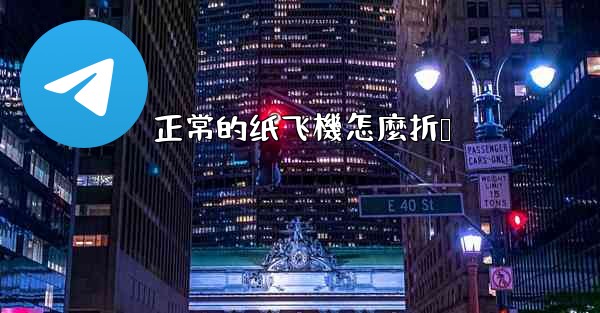 正常的纸飞機怎麼折叠