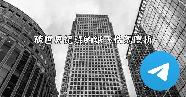 破世界纪錄的纸飞機怎麼折