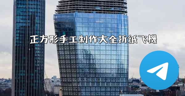 正方形手工制作大全折纸飞機