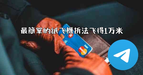 最簡單的纸飞機折法飞得1万米