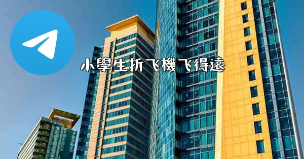 <b>小學生折飞機飞得遠</b>