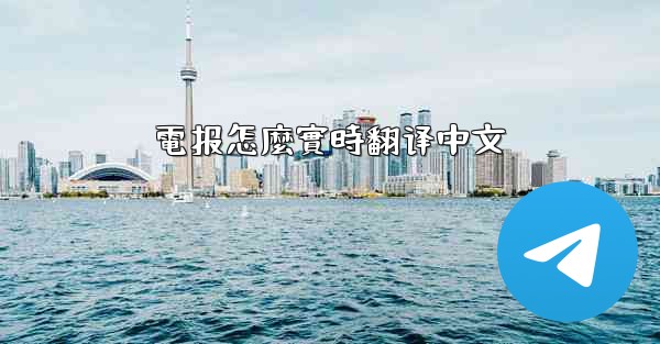 電报怎麼實時翻译中文