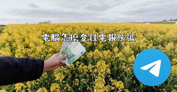 電腦怎麼登錄電报賬號