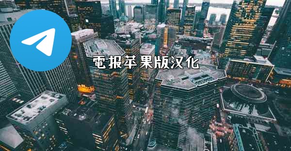 電报苹果版汉化