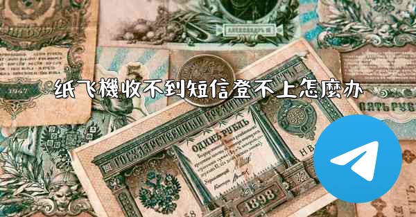 纸飞機收不到短信登不上怎麼办