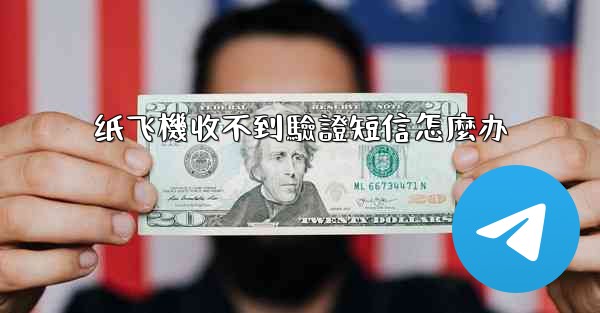 纸飞機收不到驗證短信怎麼办