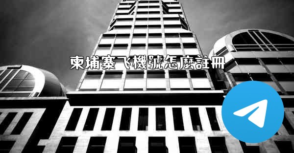 柬埔寨飞機號怎麼註冊