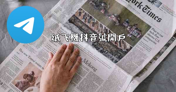 纸飞機抖音號開戶