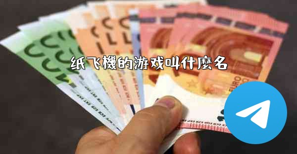 纸飞機的游戏叫什麼名
