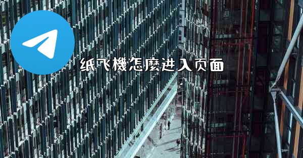 纸飞機怎麼进入页面
