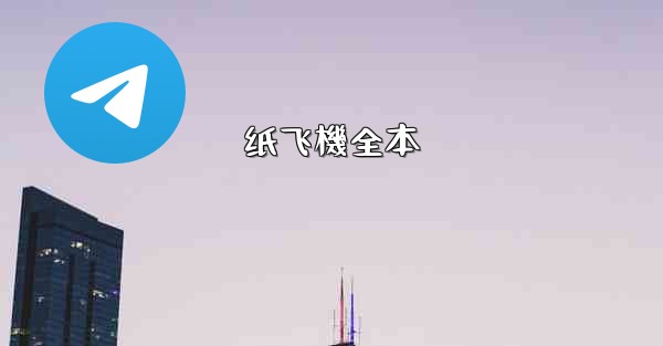 纸飞機全本