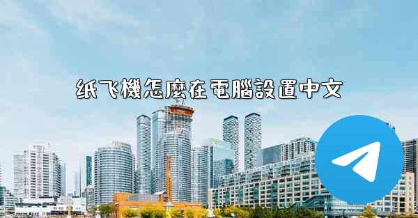 纸飞機怎麼在電腦設置中文