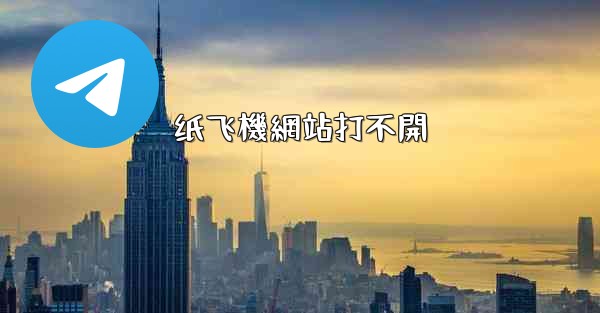 纸飞機網站打不開