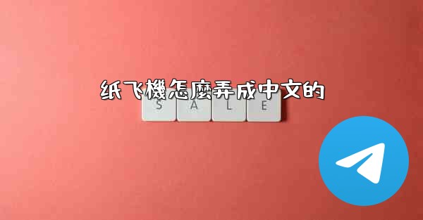 纸飞機怎麼弄成中文的