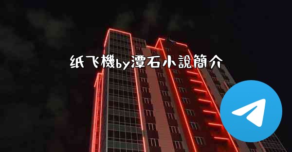 <b>纸飞機by潭石小說簡介</b>