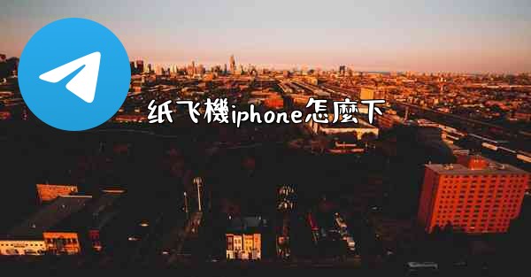 纸飞機iphone怎麼下