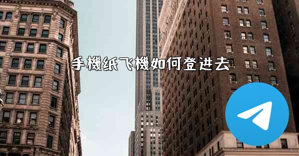 手機纸飞機如何登进去