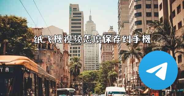 纸飞機视频怎麼保存到手機