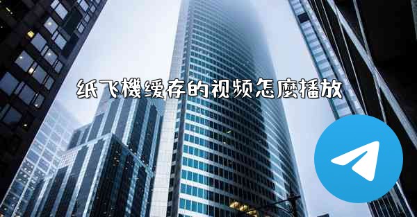 纸飞機缓存的视频怎麼播放