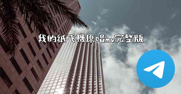 我的纸飞機原唱mv完整版