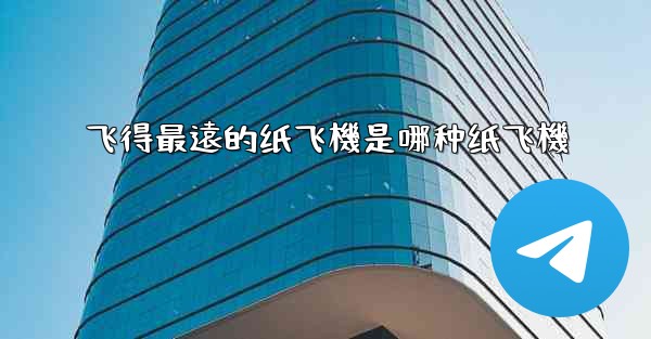 飞得最遠的纸飞機是哪种纸飞機