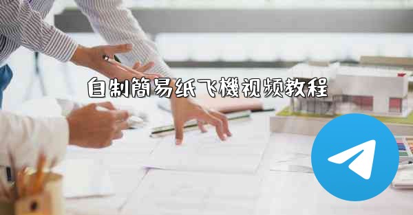 自制簡易纸飞機视频教程