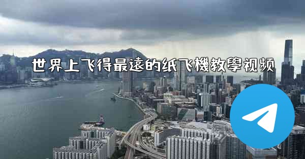 世界上飞得最遠的纸飞機教學视频