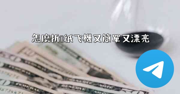 怎麼折叠纸飞機又簡單又漂亮