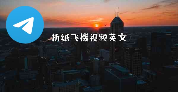 折纸飞機视频英文