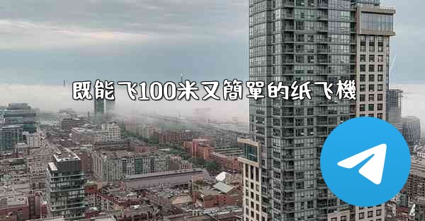 <b>既能飞100米又簡單的纸飞機</b>