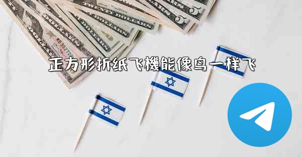 <b>正方形折纸飞機能像鸟一样飞</b>