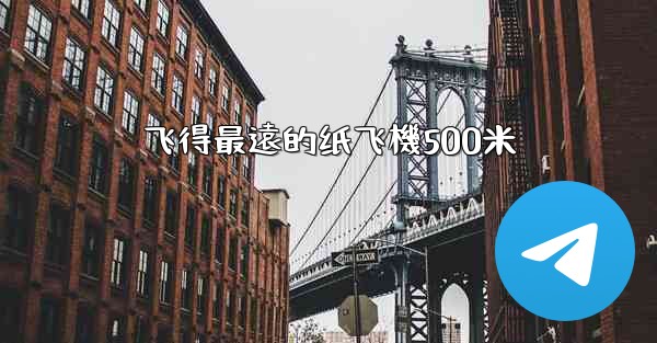 飞得最遠的纸飞機500米