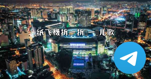 纸飞機折一折叠一叠儿歌