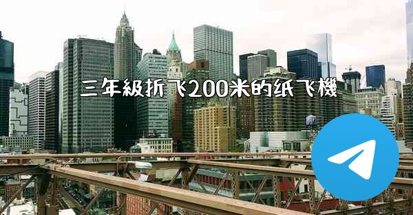 三年級折飞200米的纸飞機