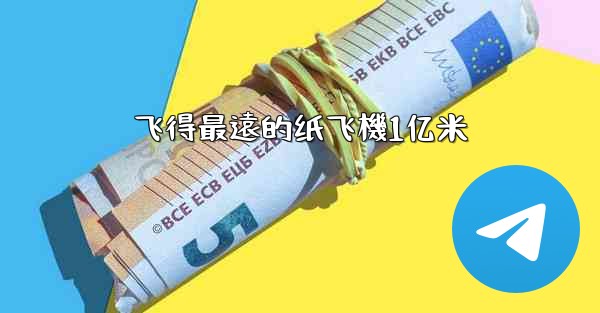 飞得最遠的纸飞機1亿米