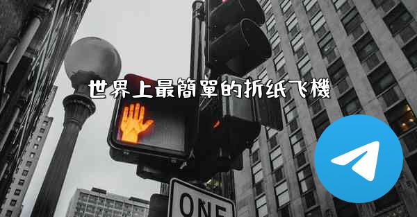 世界上最簡單的折纸飞機