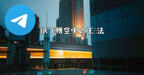 纸飞機空中之王叠法