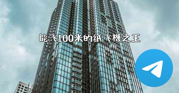 能飞100米的纸飞機之王