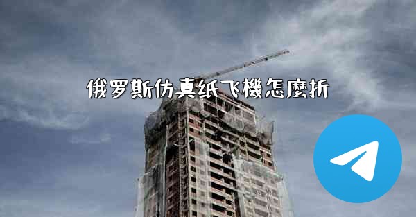 俄罗斯仿真纸飞機怎麼折