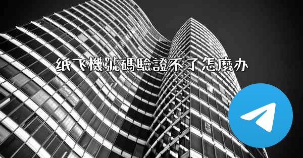 纸飞機號碼驗證不了怎麼办