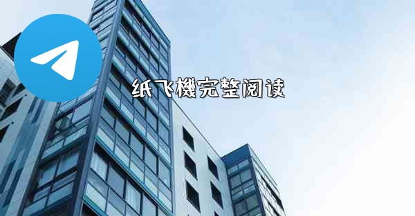 纸飞機完整阅读